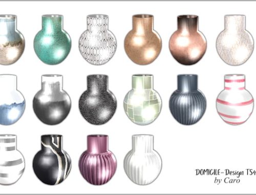 January Hallway: console, chair, bag & vases at DOMICILE Design TS4