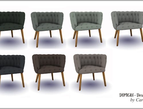 January Hallway: console, chair, bag & vases at DOMICILE Design TS4