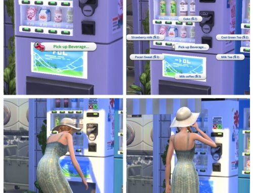 Japanese beverage vending machine by oni