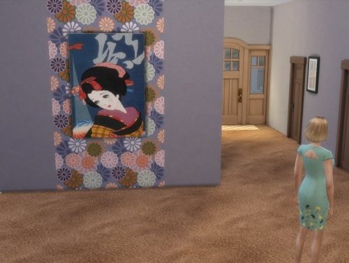 Japanese retro art paintings by Feelshy at Mod The Sims