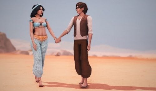 Jasmine and Aladdin at Miss Ruby Bird