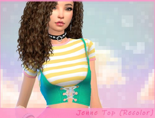Jenne Top (Recolor - Mesh Needed)