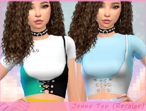 Jenne Top (Recolor - Mesh Needed)
