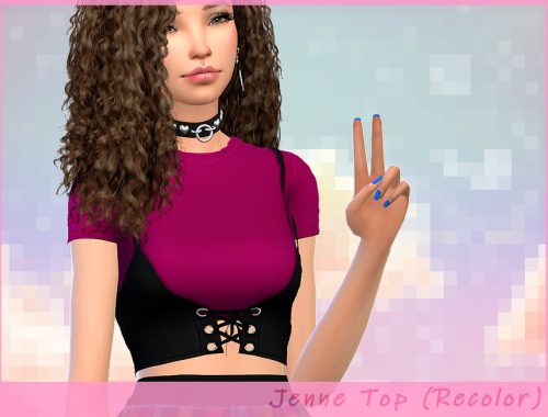 Jenne Top (Recolor - Mesh Needed)