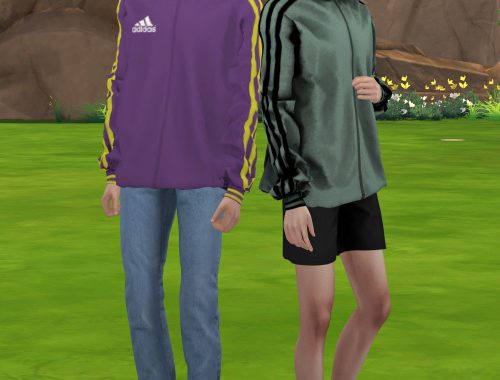 Jersey jacket at Lemon Sims 4