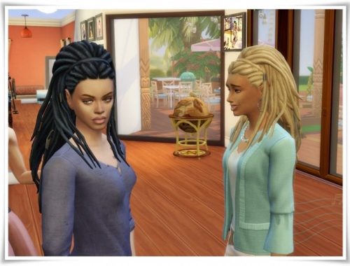 Jessie Dreads Hair at Birksches Sims Blog