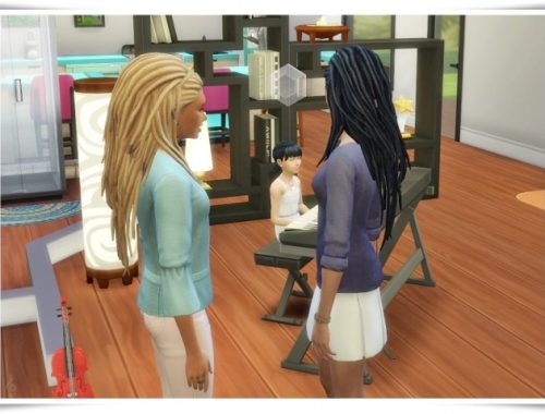 Jessie Dreads Hair at Birksches Sims Blog