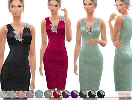 Jewel Detail Dress