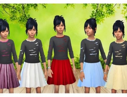 Jill’s Girly Dress at Birksches Sims Blog