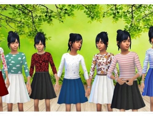 Jill’s Girly Dress at Birksches Sims Blog