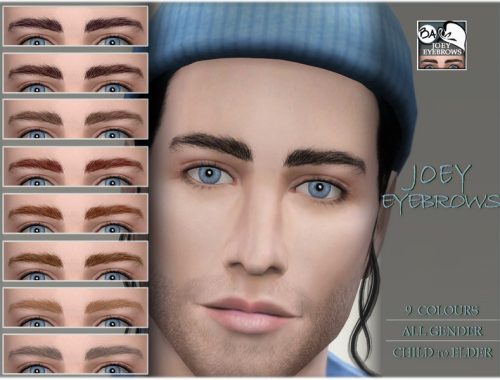 Joey eyebrows