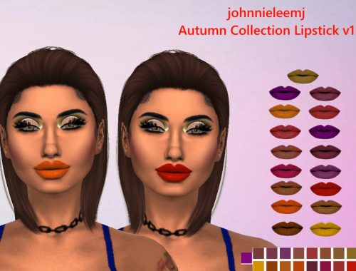 johnnieleemj Autumn Lipstick Collection pt1