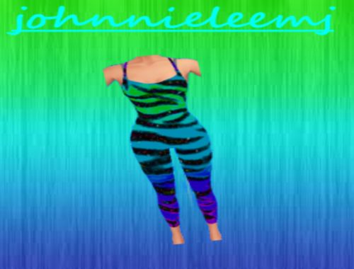 johnnieleemj Zebra Romper