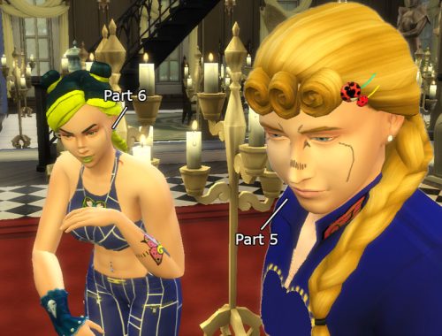 JoJo's Bizarre Face Lines