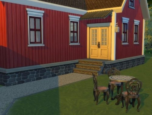 Jordmorstua house at KyriaT’s Sims 4 World