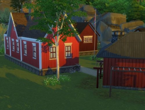 Jordmorstua house at KyriaT’s Sims 4 World