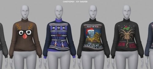 JOY SWEATER at Candy Sims 4