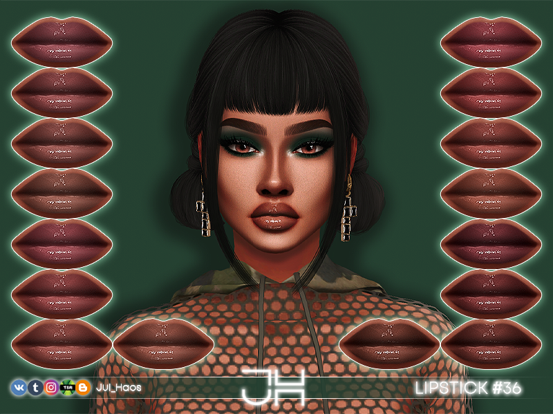 Julhaos Cosmetics Lipstick 36 The Sims 4 Catalog