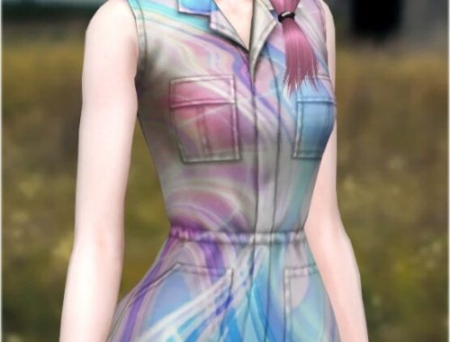 Jumpsuit BASE GAME COMPATIBLE at Jenni Sims