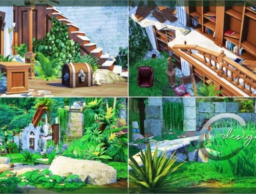 Jungle Ruins by Praline at Cross Design