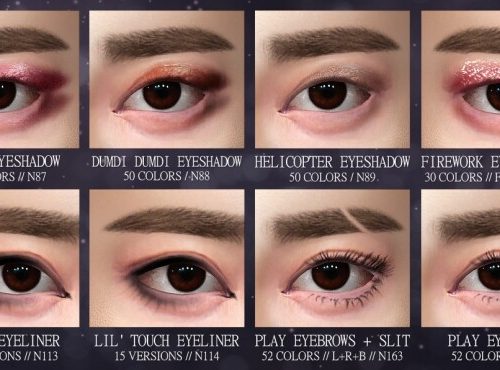 K-STYLE Eye Makeup Kit at Praline Sims