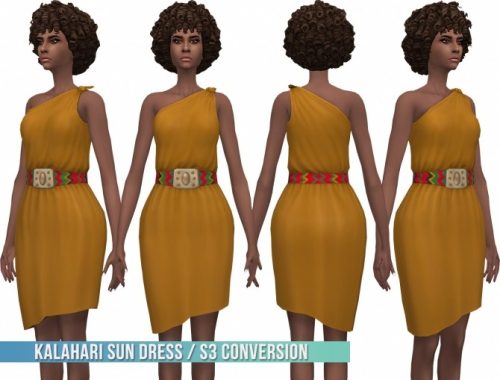Kalahari Sun Dress S3 Conversion at Busted Pixels