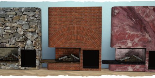 Kamin – Fireplace Glass Tank by Chalipo at All 4 Sims