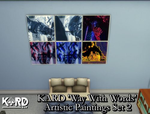 KARD 'Way With Words' Artistic Paintings Set