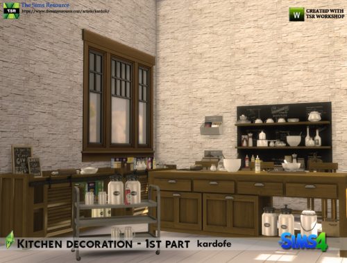 kardofe_Kitchen decoration  1st part