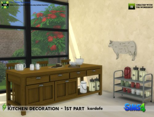 kardofe_Kitchen decoration  1st part