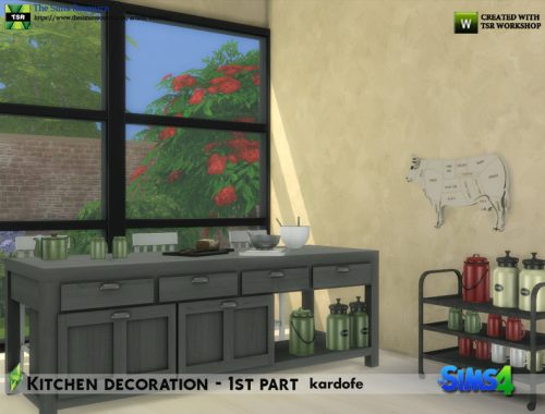 kardofe_Kitchen decoration  1st part