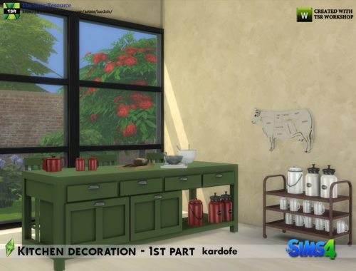 kardofe_Kitchen decoration  1st part