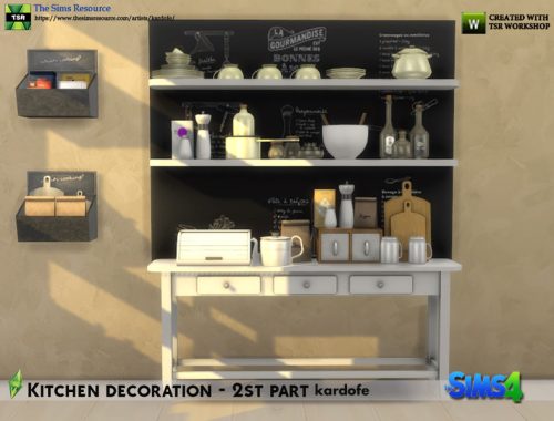 kardofe_Kitchen decoration  2nd part