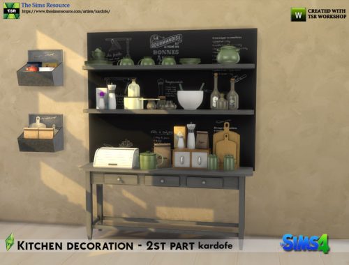 kardofe_Kitchen decoration  2nd part