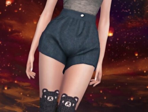 Kawaii Cat Stockings at Jenni Sims