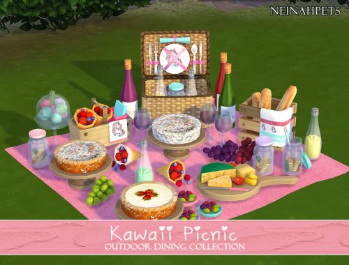 Kawaii Picnic Outdoor Dining Collection {Mesh Required}