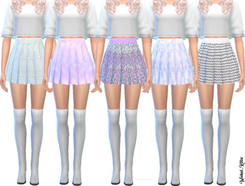 Kawaii Pleated Skirts- Mesh Needed