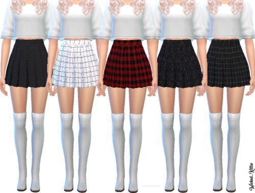Kawaii Pleated Skirts- Mesh Needed
