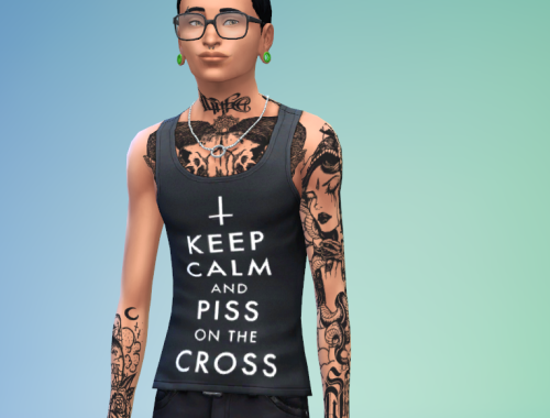 Keep Calm & Piss On The Cross Tank