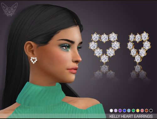Kelly Heart Earrings