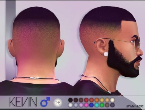 Kevin hair by Mathcope at Sims 4 Studio