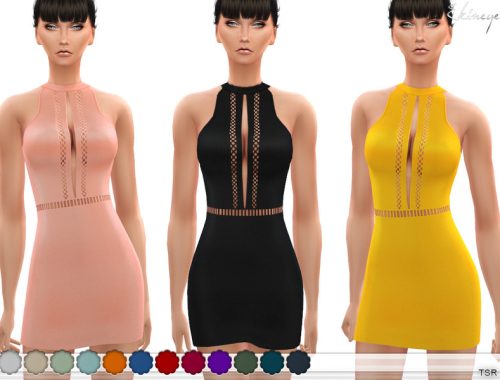 Keyhole Bodycon Dress