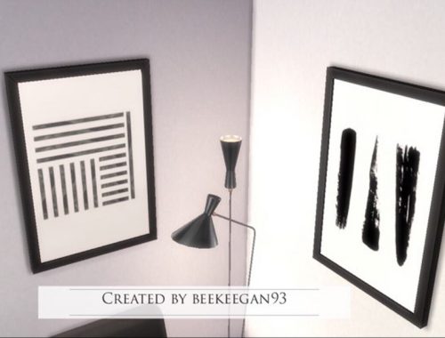Kids Black and White Decor Print