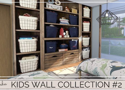 Kids Wall Collection: #1 #2 #3 at Dinha Gamer