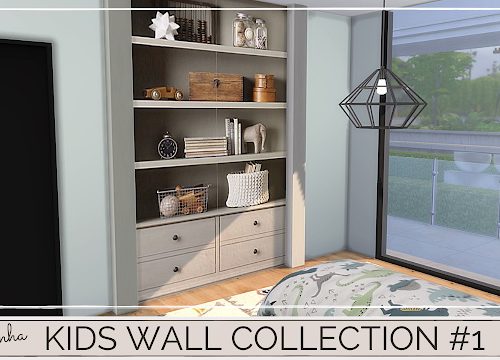 Kids Wall Collection: #1 #2 #3 at Dinha Gamer