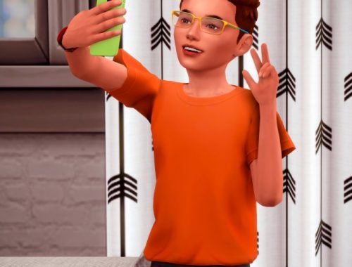 Kids with their Phone Poses at Katverse