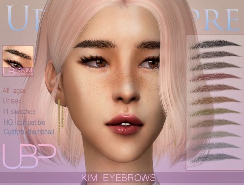 Kim eyebrows