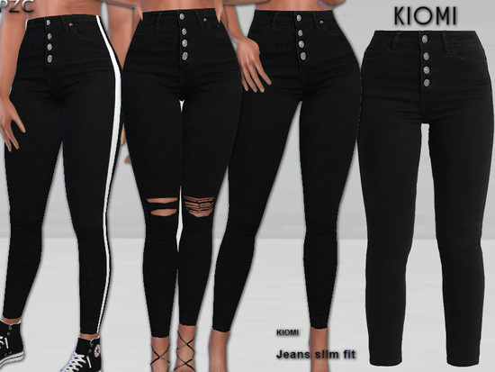 Kiomi Jeans Slim Fit - The Sims 4 Catalog