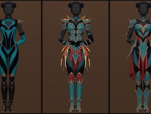 Kitana Outfits & Accessories Pack (Remaster) at Astya96