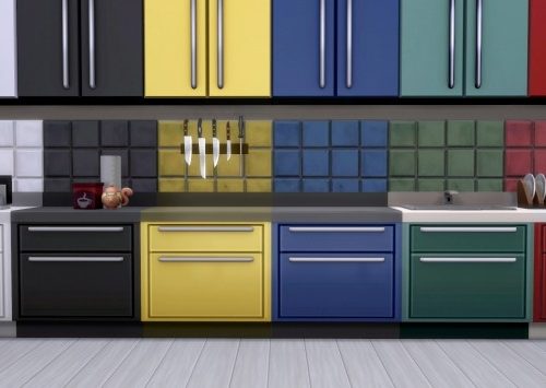 Kitchen Backsplash Simple Tile by rynnmenner at Mod The Sims